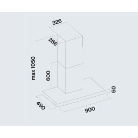 Вытяжка FALMEC PLANE WHITE 90 PLUS (CPLN90.E22P2#ZZZB490F)