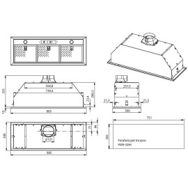 Вытяжка FALMEC BUILT-IN EVO 70 CBIN70.E1#ZZZ3460A