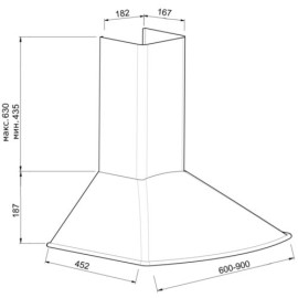 Вытяжка KORTING KHC 6535 RB