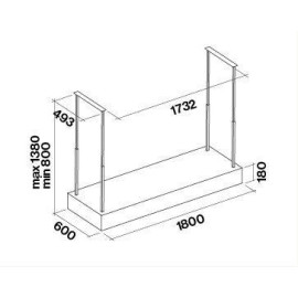 Вытяжка FALMEC OCEANO E-ION IS.180 Black COCI80.E0P6#ZZZN491F