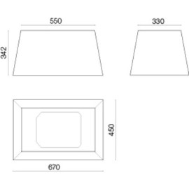 Вытяжка FALMEC LUMIERE 67 (450) ECP CELN67.E0P6#ZZZF441F