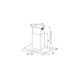 Вытяжка BERTAZZONI KTI90P1AXT