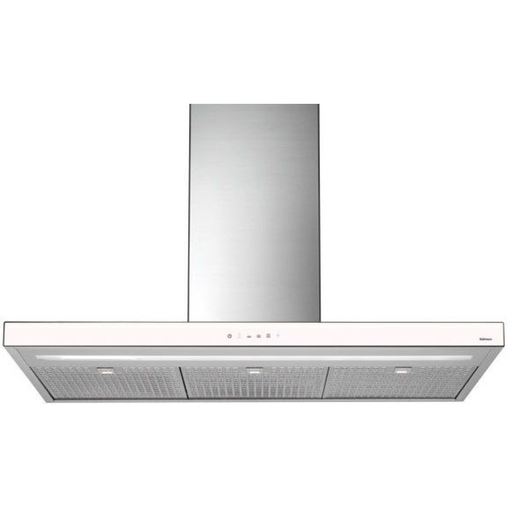 Вытяжка FALMEC LUCE ISOLA 90 Vetro Bianco (800) ECP островная,белая,сенсор.