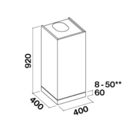 Вытяжка FALMEC MIRA 40 CMFN40.E0P2#ZZZI491F