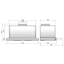Вытяжка ELIKOR Интегра S2 60Н-700-В2Д нерж/нерж