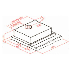 Вытяжка TEKA LS 60 BLACK/GLASS 40495440