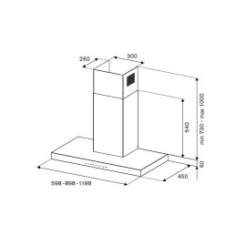 Вытяжка BERTAZZONI KT90P1ANT