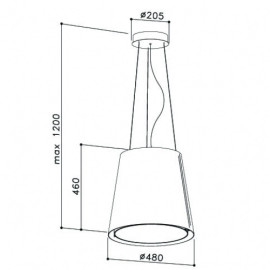 Вытяжка SIRIUS SILT28 white