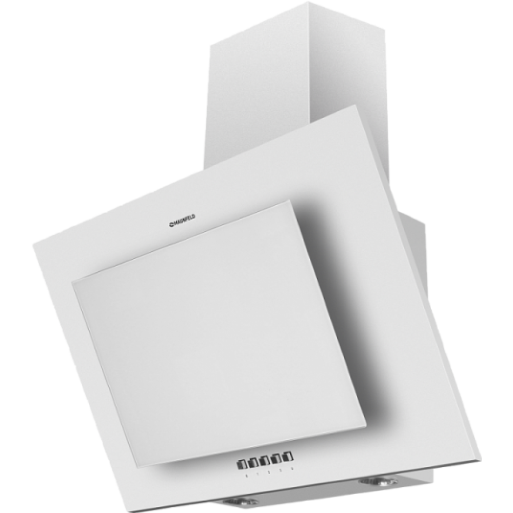 Вытяжка MAUNFELD tower (с) 50 white (белый+белое стекло)