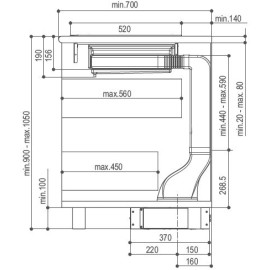 Вытяжка FABER 110.0456.467 FABER HOO-B GLASS BK A52
