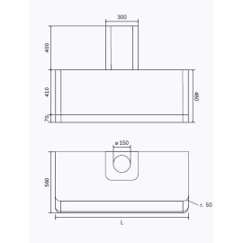 Вытяжка ILVE APM90/SS