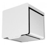 Вытяжка MAUNFELD BOX QUADRO 38 нержавейка/белое стекло