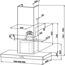 Вытяжка FABER 110.0255.535 stilo/sp x a60