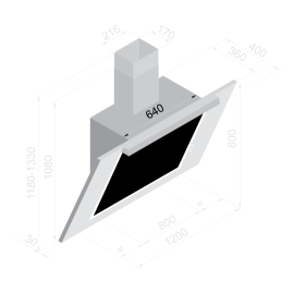 Вытяжка BELTRATTO cpg 120v