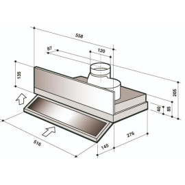 Вытяжка DE DIETRICH DHT1116X