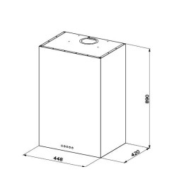 Вытяжка FABER CUBIA GLOSS PLUS EV8 WH A45