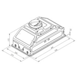 Вытяжка REEX BOX FIGH-52/650 Wh