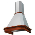 Вытяжка KRONASTEEL serena 600 золотой структурный cpush button