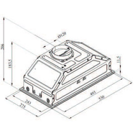 Вытяжка DARINA M605W