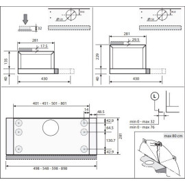 Вытяжка RAINFORD RCH-6901Т Plus Inox