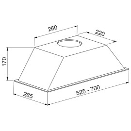 Вытяжка ZIGMUND SHTAIN K 006.71 S