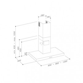 Вытяжка SIRIUS SL31IX 120