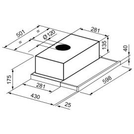 Вытяжка Korting KHP 6211 W