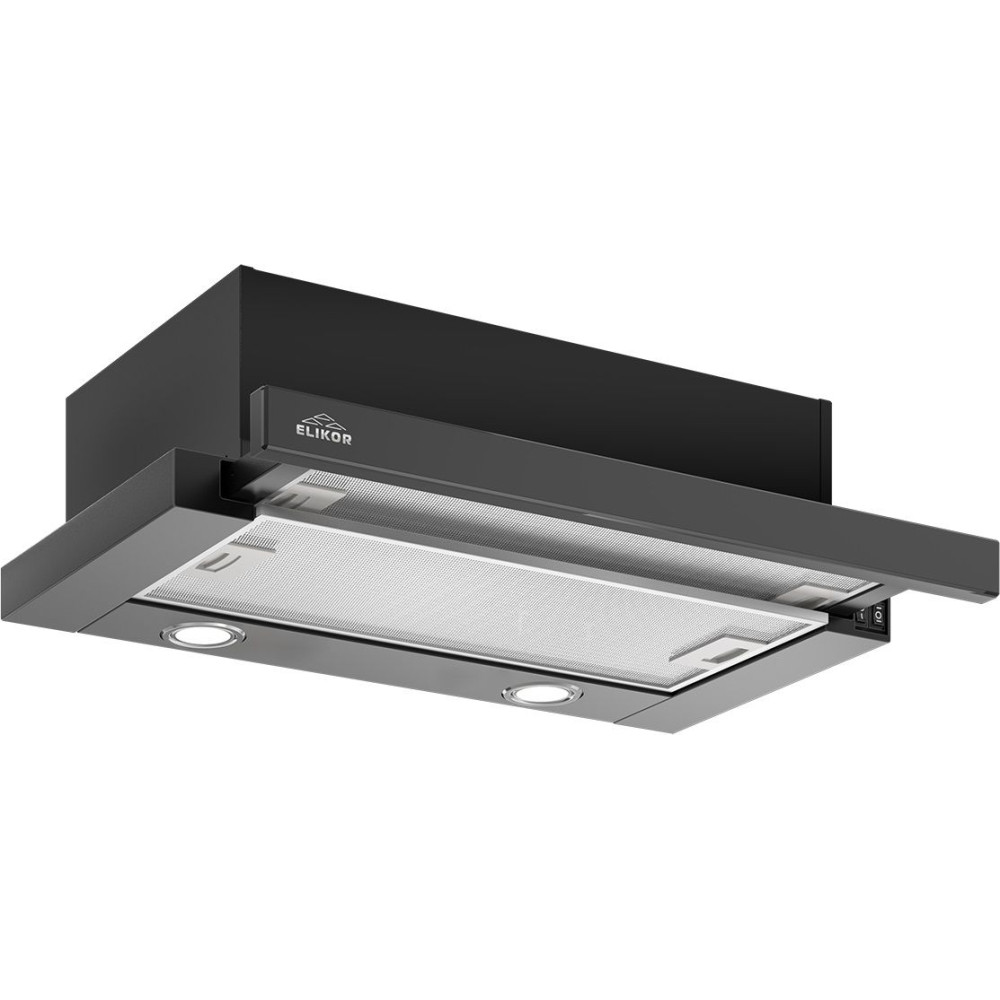 Вытяжка ELIKOR КВ Интегра GLASS 60П-650-В2Л черный/стекло черное (934207)