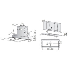 Вытяжка V-ZUG AiroClearCabinet V4000 AE4T-64009