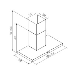 Вытяжка RAINFORD RCH-2928 inox