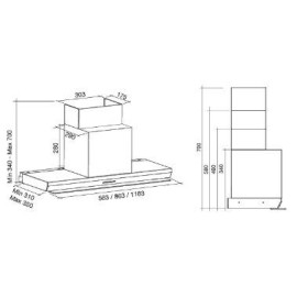 Вытяжка FALMEC Virgola No-Drop 60 CVJN60.E13P2#ZZZ3490F