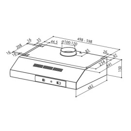 Вытяжка FABER 741 BASE X A60
