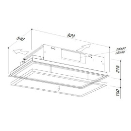 Вытяжка SIRIUS SLT 980 INSIDE OUT EM