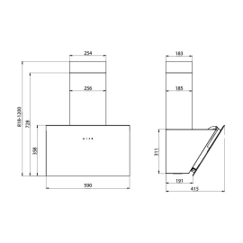 Вытяжка ELIKOR VG6674BB (черный/черный)