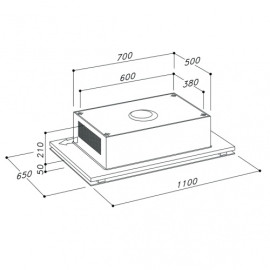 Вытяжка SIRIUS SLT970-EM FRAME W