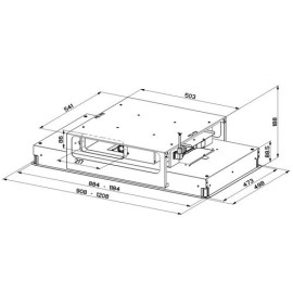 Вытяжка FABER HIGH-LIGHT BK MATT A121 350.0565.192