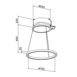 Вытяжка SIRIUS SLT 973 HALO EM