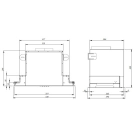 Вытяжка AKPO WK-4 Neva eco glass 60 нержавейка/белый