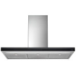 Вытяжка FALMEC LUCE 90 Vetro Nero (800) ECP пристенная,чёрная,сенсор.панель