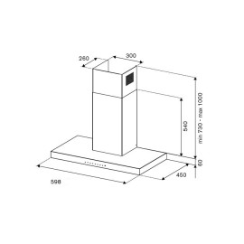 Вытяжка BERTAZZONI KT60P1AXT