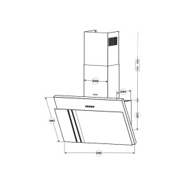 Вытяжка CENTEK CT-1826 60 Beige