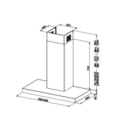 Вытяжка FABER T-AIR KL A90