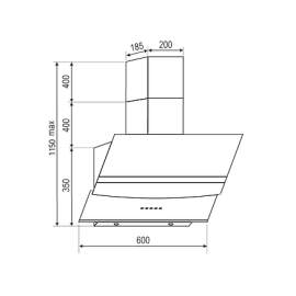 Вытяжка RAINFORD RCH-3635 Lillac(RAL4009)