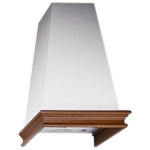Вытяжка FALMEC PENTA GOFRA WHITE h=83 UNPAINTED 60 (пристенная,белая гофра+