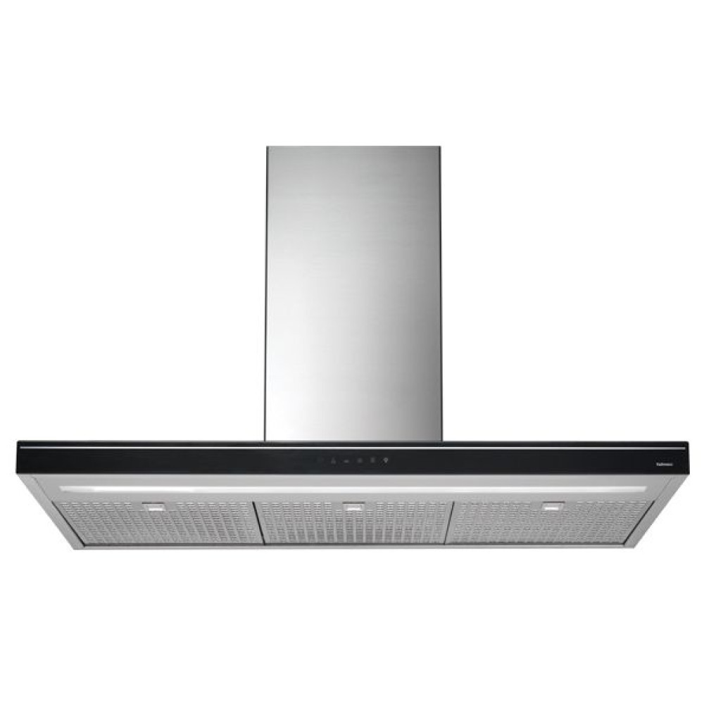 Вытяжка FALMEC LUCE ISOLA 90 Vetro Nero (800) ECP островная,чёрная,сенсор.п