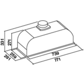 Вытяжка FALMEC BUILT-IN 70 MAX EVO (CBIN70.E10#ZZZ3460F)