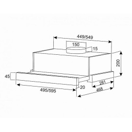Вытяжка EXITEQ EX-1075 white glass