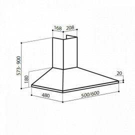 Вытяжка LEX BASIC 500 INOX