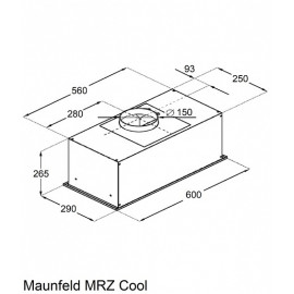 Вытяжка MAUNFELD MZR Cool 60 черный