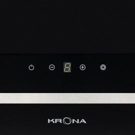 Вытяжка KRONA DOMENIKA 600 BLACK/INOX S